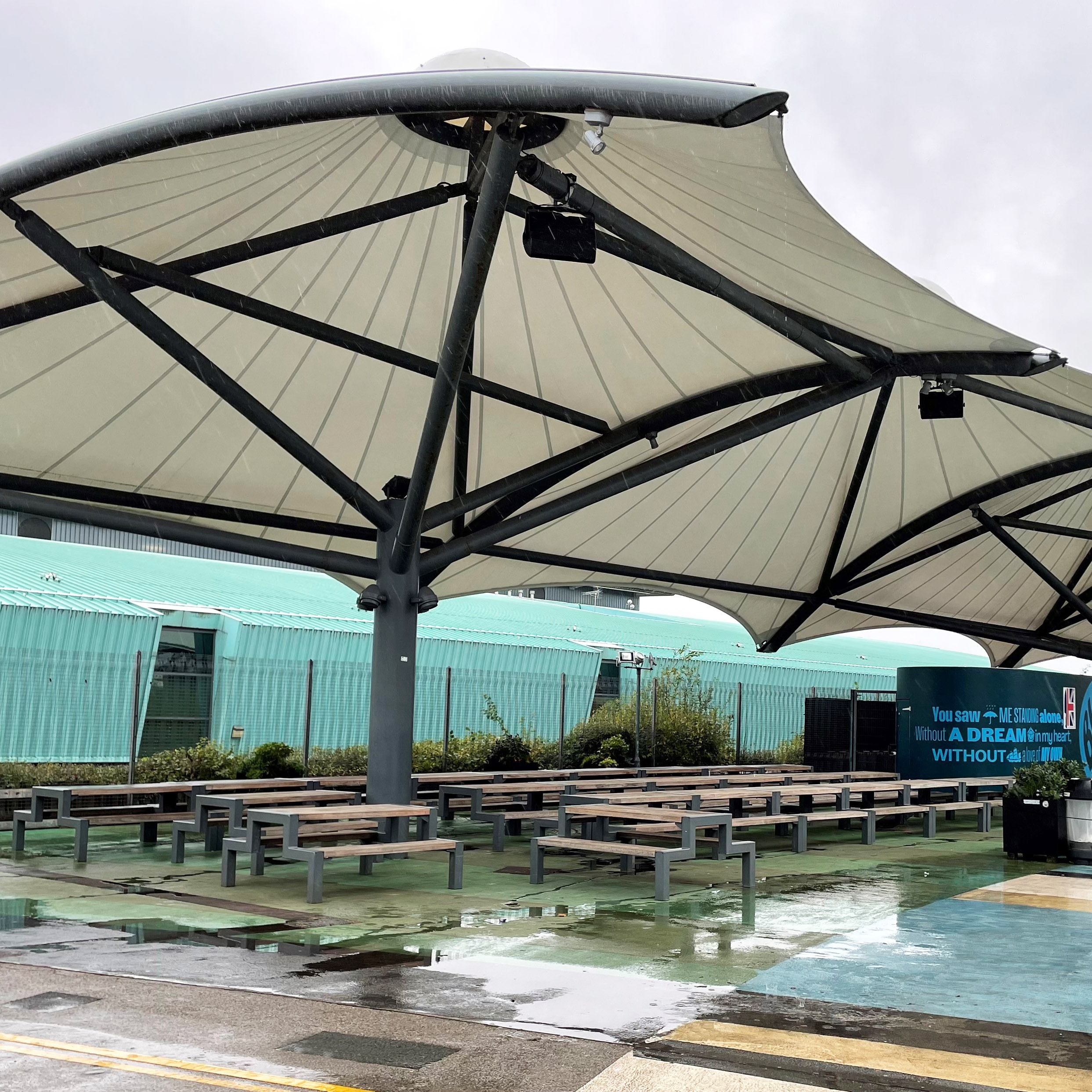 Manchester City Football Club Picnic Tables